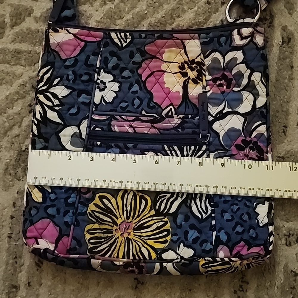 Vera Bradley Floral Crossbody Bag - Blue, Pink, Yellow - Picture 11 of 12